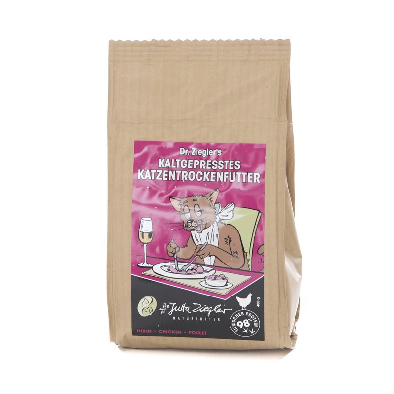 Dr. Ziegler´s kaltgepresstes Trockenfutter Geflügel 400 g Dr. Ziegler´s kaltgepresstes Trockenfutter Geflügel 400 g